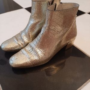 Gold Freda Salvador Spanish Made booties